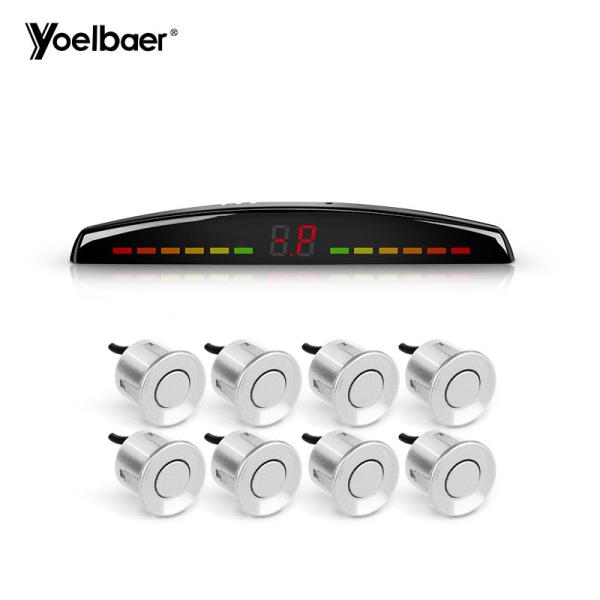 Car Radar Detector Car 8 Sensors Ultrasonic Reverse Parking Sensor