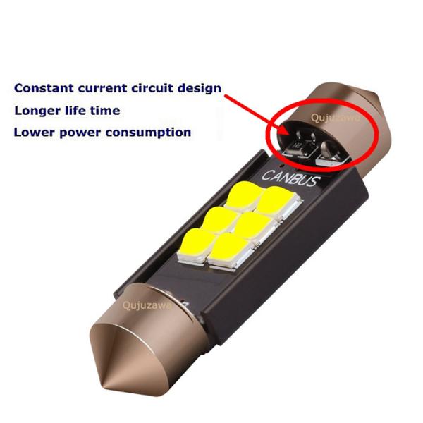 Festoon Super Bright 41mm C5W Car Dome Light Bulbs