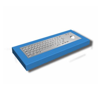 Medical Grade IK07 IP65 Full Metal Mechanical Keyboard With Trackball