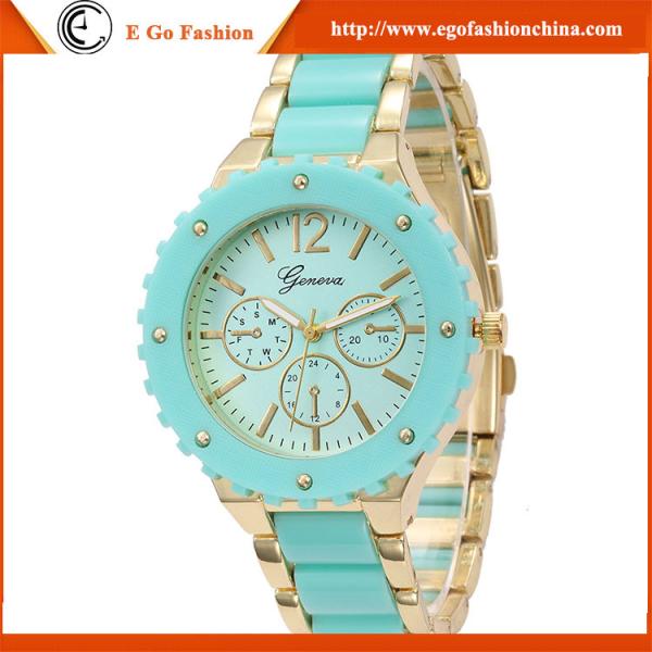 GV05 Rose Gold Luxury Watches for Woman Hotsale in USA GENEVA Watch Candy Quartz Watches