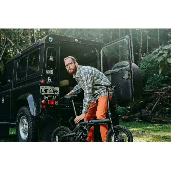 Front Hub Brushless Folding Electric Bike / Bicycle 16 Inch 36V 5.2Ah