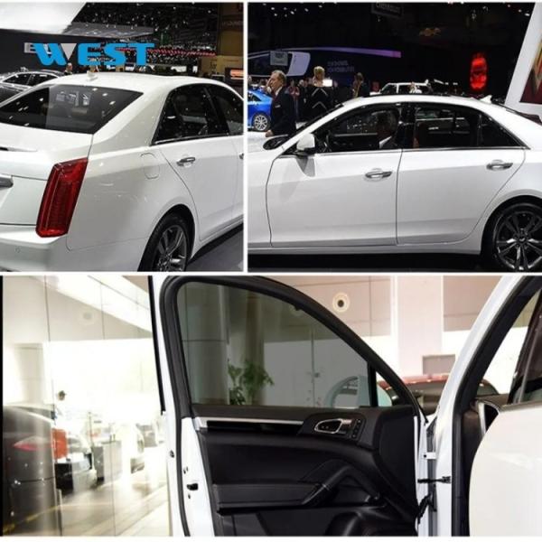 1.52x30m High Heat Insulation Sun Control Window Film Nano Ceramic Car Solar Window Tint Black Side Windshield Film