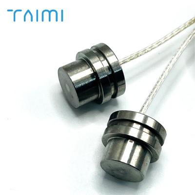 Frequency 1MHZ smallest size 12mm all stainless steel material flow sensor Transducer high temperature resistance 130 degrees