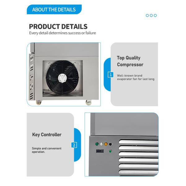 Le congélateur rapide pour légumes Iqf Le congélateur à haute température avec contrôle de température