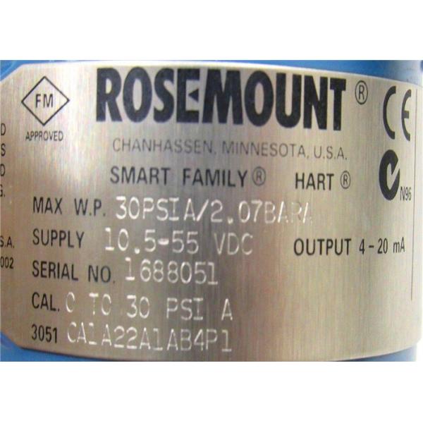Transmisor de presión coplanario absoluto de Rosemount 3051c del transmisor de la temperatura de la presión 3051CA1A02A1AB1H2L4M5