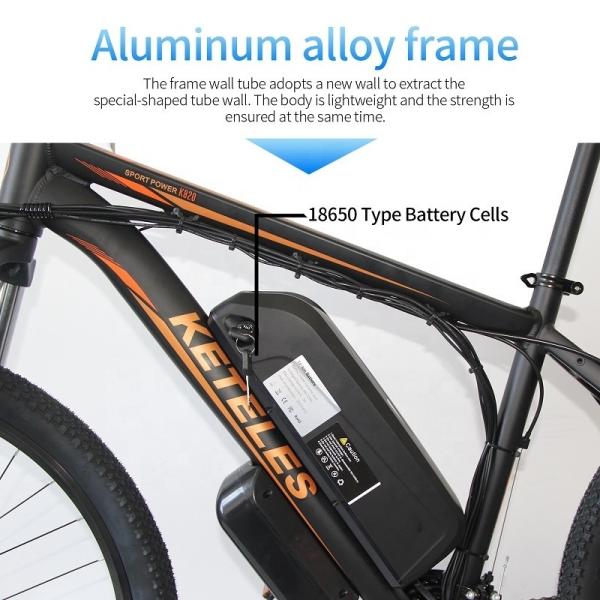 Electric Mountain Bike 26 E-Bike with 48V 13Ah Lithium Battery and Powerful 500W Motor