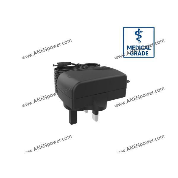 24W Medical AC Adapter, 12V 2A / 24V 1A Output IEC 60601-1 2xMOPP for Sensor Modules