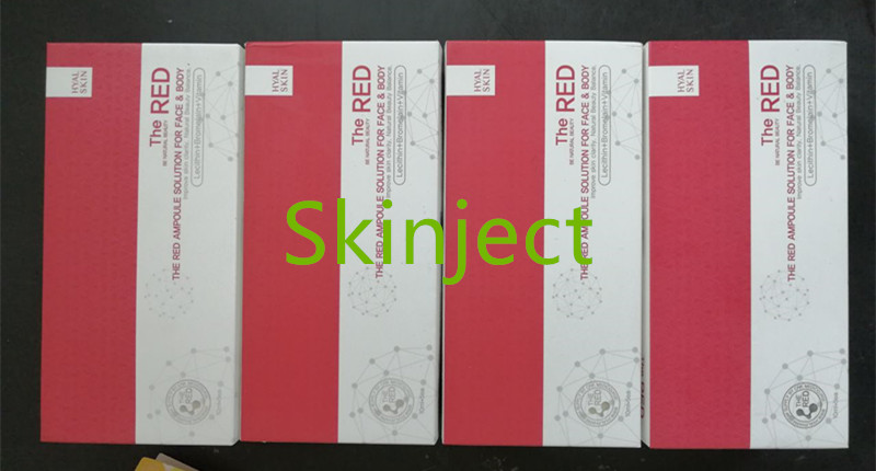 Красные липолитические впрыски решения 5x10ml жирные уменьшая