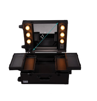 Professional Aluminium Makeup Case With Easy To Move And Transport