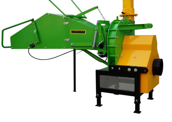 Heavy Duty 8 Inch Wood Chipper Safety With 7 - 9 Cbm / H Working Capacity