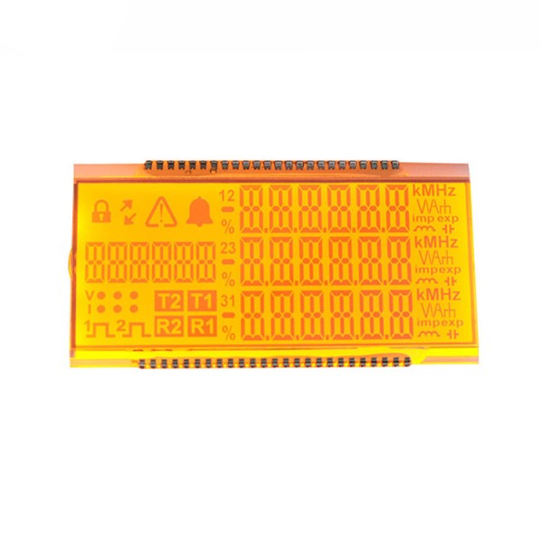 Customized TN/HTN/ FSTN Lcds 74.2*38.42*8.7MM Size Custom Segment Screen