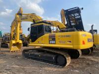 Boa condição Excavadora Komatsu PC 350 com profundidade máxima de escavação de 7380 mm