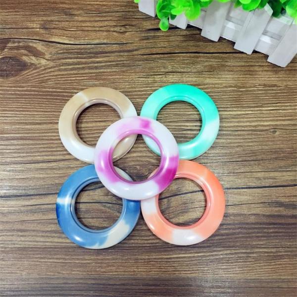 Fashion Prime ABS Plastic Custom Curtain Rings Circles Rod Accessories