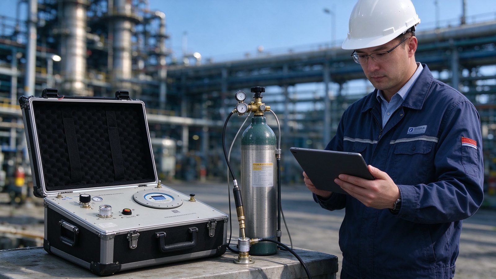 Explosion Proof Portable Gas Dew Point Meter Micro Water Analyzer For Natural Gas SF6 Field Use