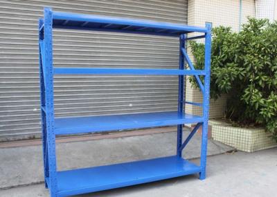 Medium Duty Steel Storage Shelves Units Powder Coated With 1-5 Height