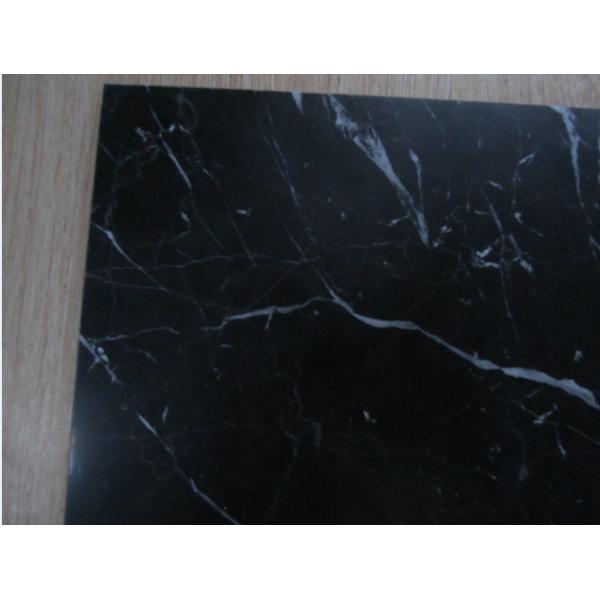 Nero Marquina Polished Natural Marble Tile Bathroom Marble Shower Floor Tile