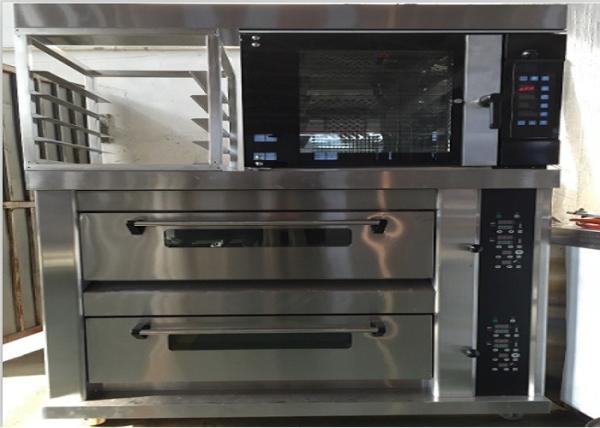 4 Deck Electric Pizza Deck Oven , Combination Hot Air Baking Proofer Ovens