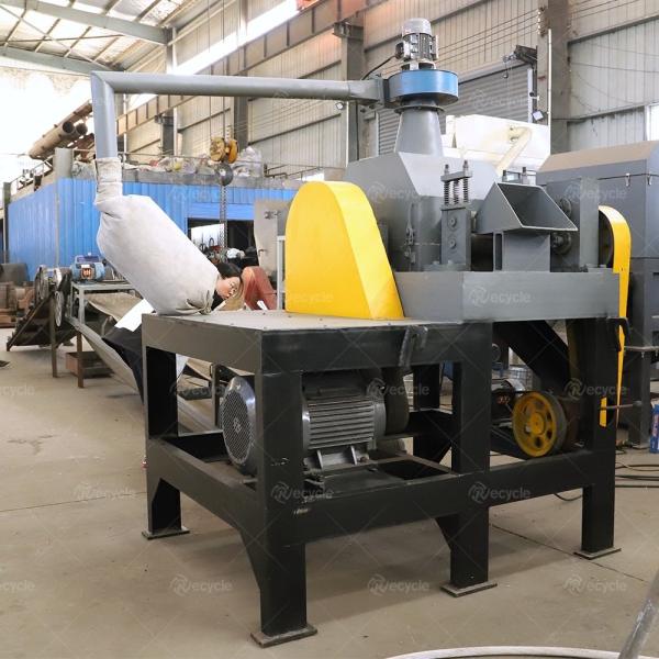 50m/min ACSR Recycling Machine 22.25KW  Scrap Wire Cutting Machine