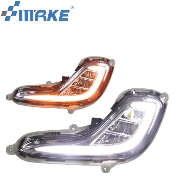 Daytime Running Light Yellow Turn Signal For Hyundai Accent Solaris Verna 2012 2013