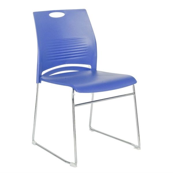4 Legs PP Stackable Meeting Chair Fixed For Office / Conference
