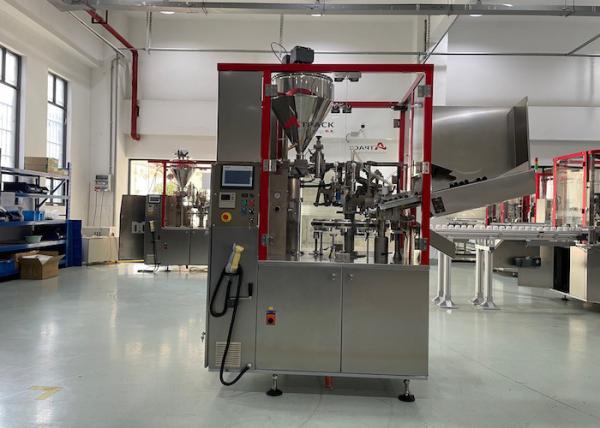 60pcs Min Fully Automatic Rotary Tube Filler And Sealer 0.55mpa