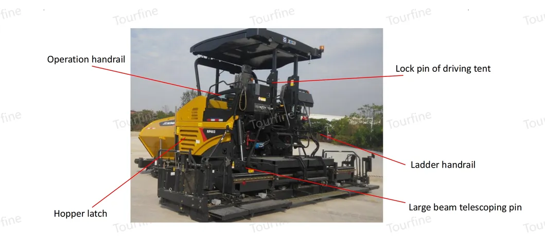 XCMG RP603 Asphalt Concrete Paver for Highway and Municipal Road Projects