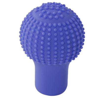 Anti Slip Pattern Silicone Rubber Cover , Silicone Automatic Gear Shift Knob Cover