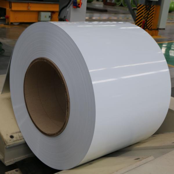Aluminum Alloy 1100 Aluminum Coil (0.6mm, Customizable Extra-Wide Width, White PE Coating) for Bus Interior Panels