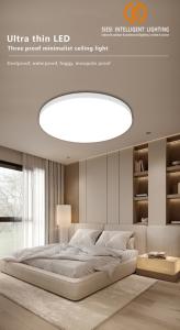 12W LED Ceiling Lights Ultra Thin Waterproof Dustproof Insectproof No Flicker