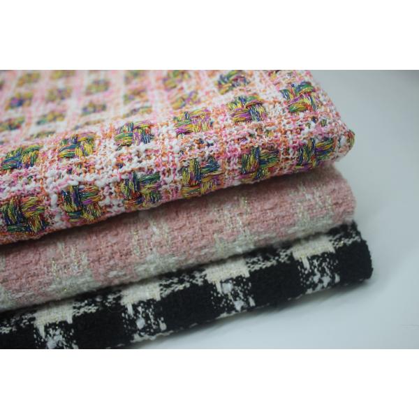 Factory Wholesale Quantity Preferred Woolen Small Fragrance Fashion Sofa Tweed Coat Fabric for Women's Clothing Coat