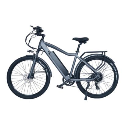 7 Speed Electric Mountain Bike 500W 48V Motor 17Ah Battery Disc Brake For Adults