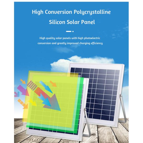 High Brightness LED Solar Floodlight Waterproof Outdoor Courtyard and Street Light with Aluminum Shell IP66 Rating 100W