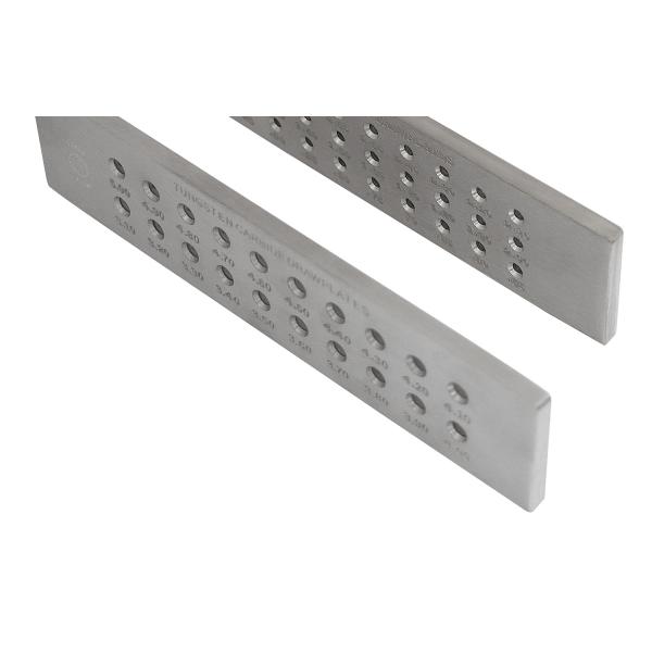 Плита притяжки карбида вольфрама инструментов аксессуаров ювелирных изделий стального сплава прямоугольная