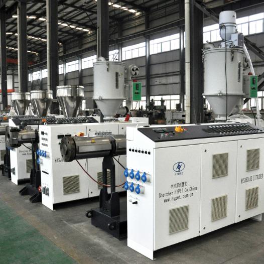 Shenzhen HYPET extrudeuse à vis unique à haut rendement pour la ligne d'extrusion de tuyaux PPR