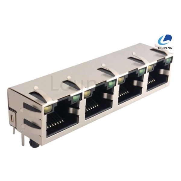 Insertion Life 750 Cycles RJ45 LAN Connector Industrial Grade LAN Networking Connector Suitable for Ethernet Connections