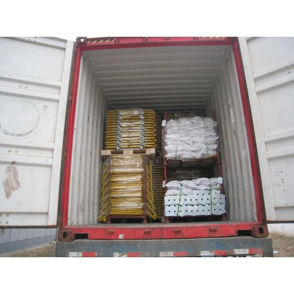 Colored Powder Coated Scaffold Ladder Access Gates For Security Protection