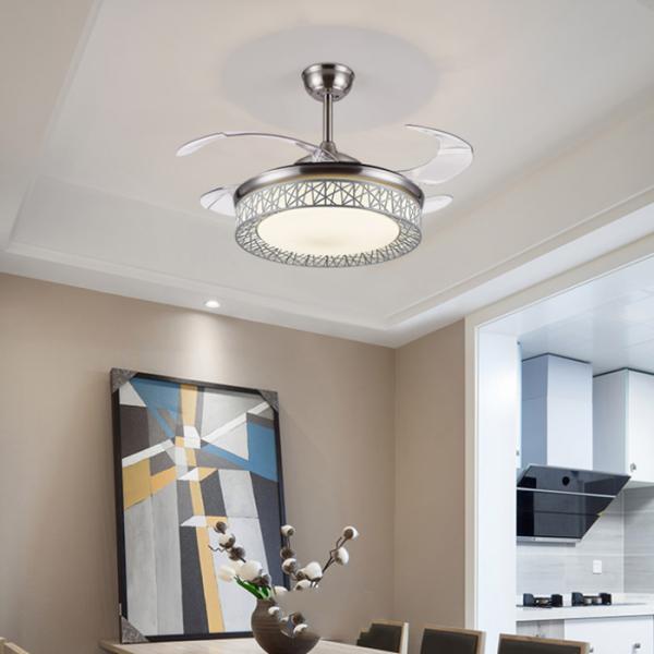 72w Modern 220v Ceiling Chandelier Fan Light Hotel Family Restaurant Use