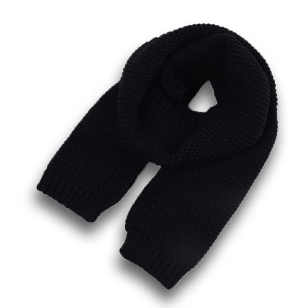 Y-Z Fashion Kids Children's Infinity Long Scarf Soft Girls and Boys Thick Winter Scarfs Cable Knitted Scarves