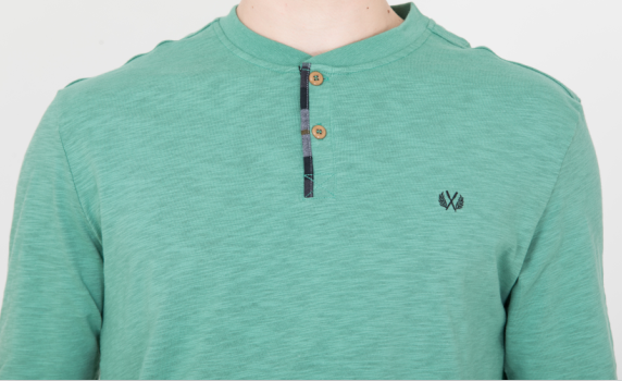 Spring Autumn Mens Luxury Sleepwear Functional Placket Side Pockets Design