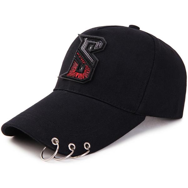 High Quality New Fashion Casual Hip-hop rivets Sport Cap Custom Unisex Ponytail trucker hat color:dark blue  size:adult
