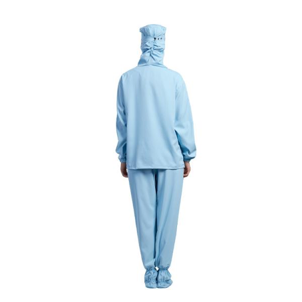 Breathable Sweat Absorbing Antistatic Clean Workshop Clothing Cleanroom Hooded Underwear