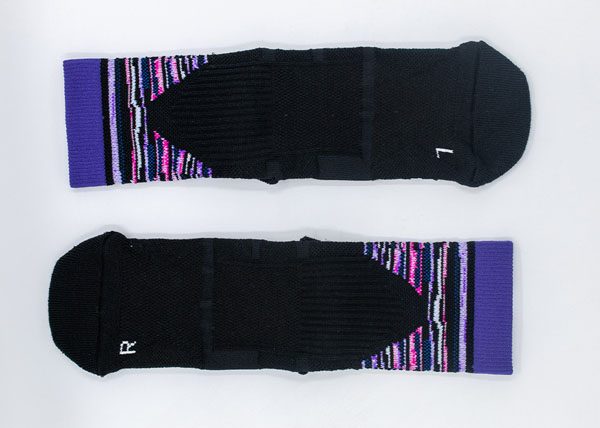 OEM Nylon Fall Anti Slip Sweat Wicking Running Socks For Autumn