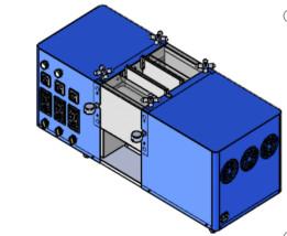 Dry processe electrode Research 3 motors heating Battery Electrode Calendering Roll Press Machine