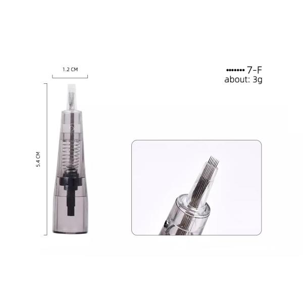 Agulhas plásticas de aço inoxidável do cartucho da tatuagem de 0.25mm 3RS 5RS 7RS