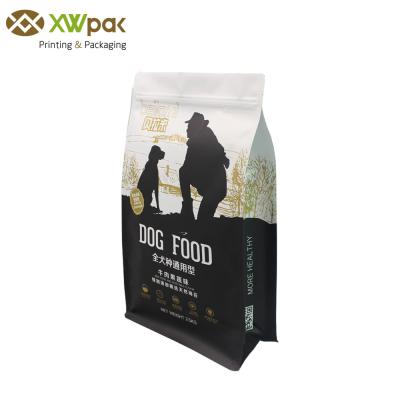 Custom Printed Pet Food Packaging Bag Plastic k Vertical Corners For Coffee