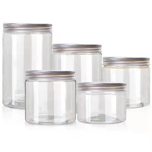 1000ml Plastic Screw Cap Jars 89mm 100mm 65mm Plastic Spice Bottles