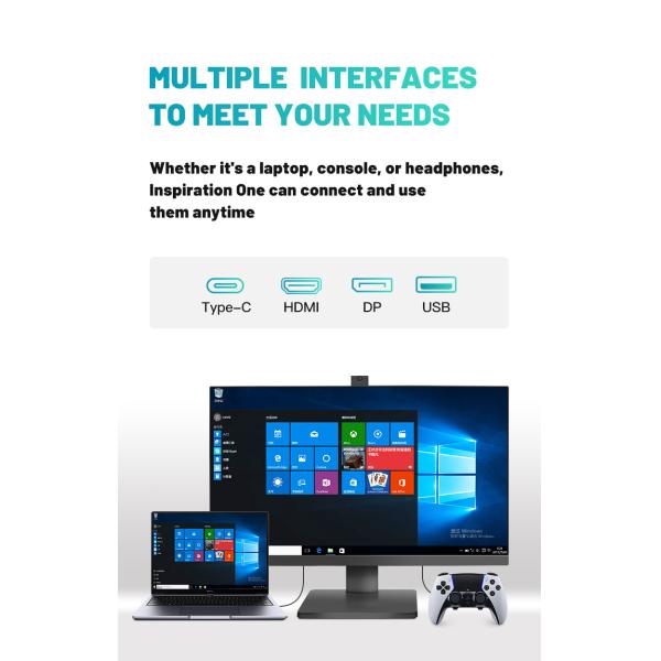 Resolución 4K 27 pulgadas LED PC de juegos Monitor de altura ajustable Bracket 165Hz tasa de actualización