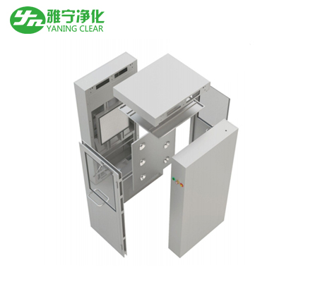 YANING Equipo de sala limpia Ducha de aire Fábrica de suministros Modular Inteligente Ducha de aire Sala de duchas de acero inoxidable Boquilla de la ducha de aire