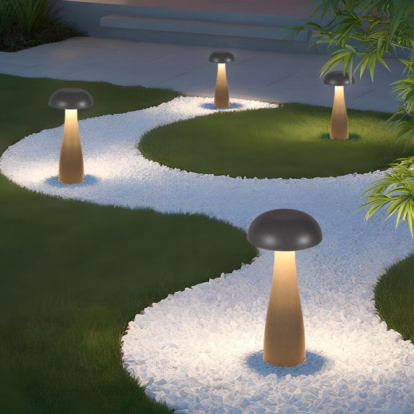 Outdoor Electric Waterproof IP65 Mushroom Design LED Lawn Lights for Garden Villa