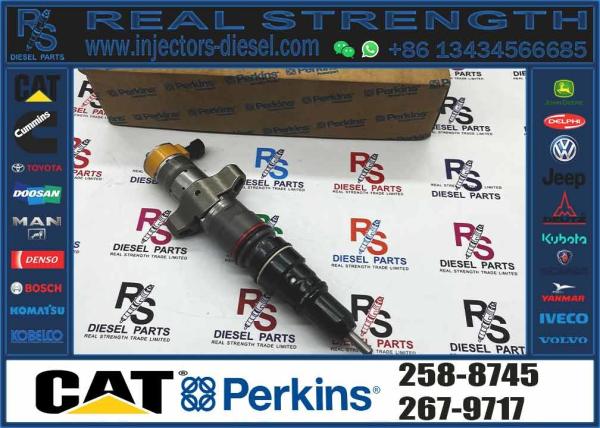 Partes de motores a diesel Injetor ferroviário comum 258-8745 266-4446 387-9432 387-9436 225-0117 236-0957 238-8092 240-8063